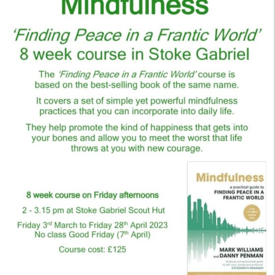 Mindful Living in a Frantic World: a 4 sessions Mindfulness Course for Sustainable Wellbeing